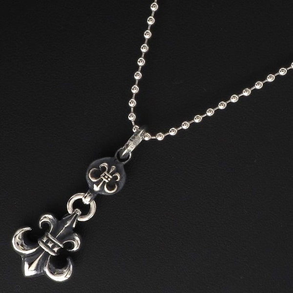 [Chrome Hearts] Chrome Hearts Oneball BS Flare Silver 925 Silver Unisex Necklace A+Rank