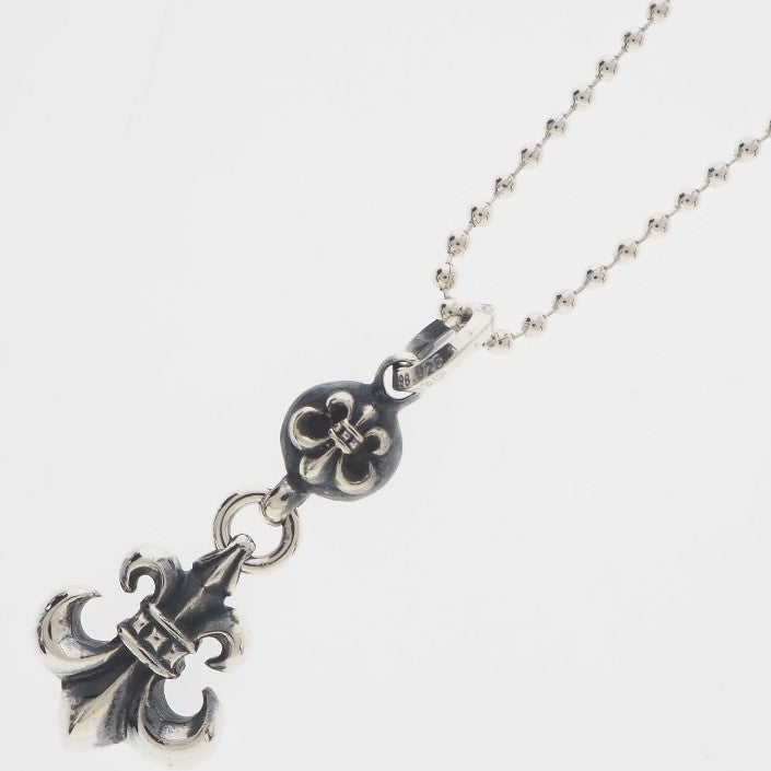 [Chrome Hearts] Chrome Hearts Oneball Bs Flare Silver 925 Silver Unisexe Collier A +