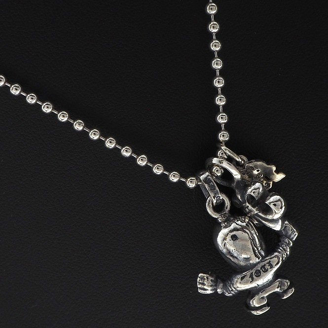 [Chrome Hearts] Chrome Hearts Fetty Harrestor 릴리스 INSHAALL M SILVER 925 SILVEN UNISEX NEEKLACE A+RANK