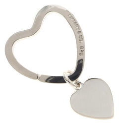 [TIFFANY & CO.] Tiffany Heart Keyling Silver 925 Silver Ladies Keychain A-Rank