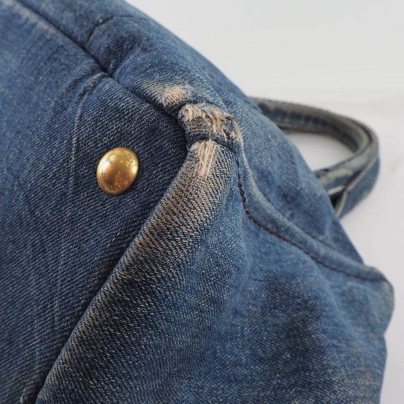 Jeans: Prada Denim Tote bag | Bragmybag | Bags, Denim tote bags, Jeans bag