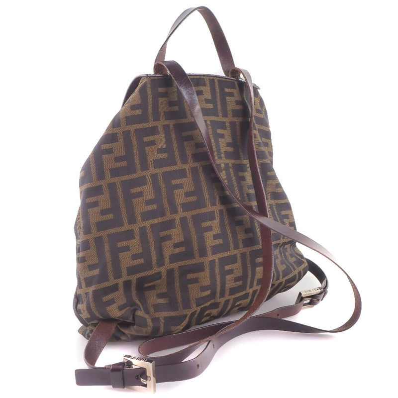 [FENDI] Fendi Zucca Canvas Ladies Buck Daypack A-Rank