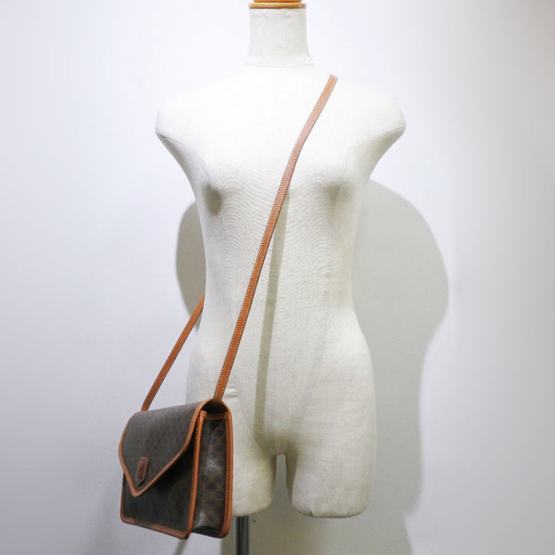 [Celine] Celine Macadam Vintage PVC Tea Ladies Shoulder Bags