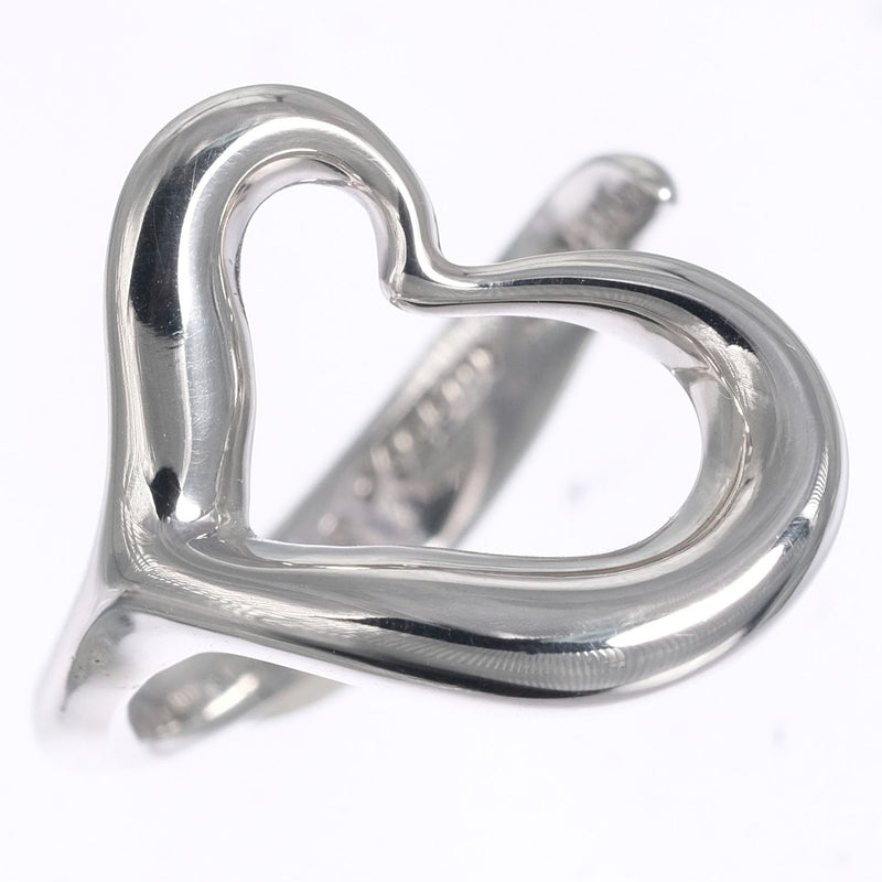 [TIFFANY & CO.] Tiffany Open Heart Elsa Peletti Silver 925 15 Ladies Ring / Ring