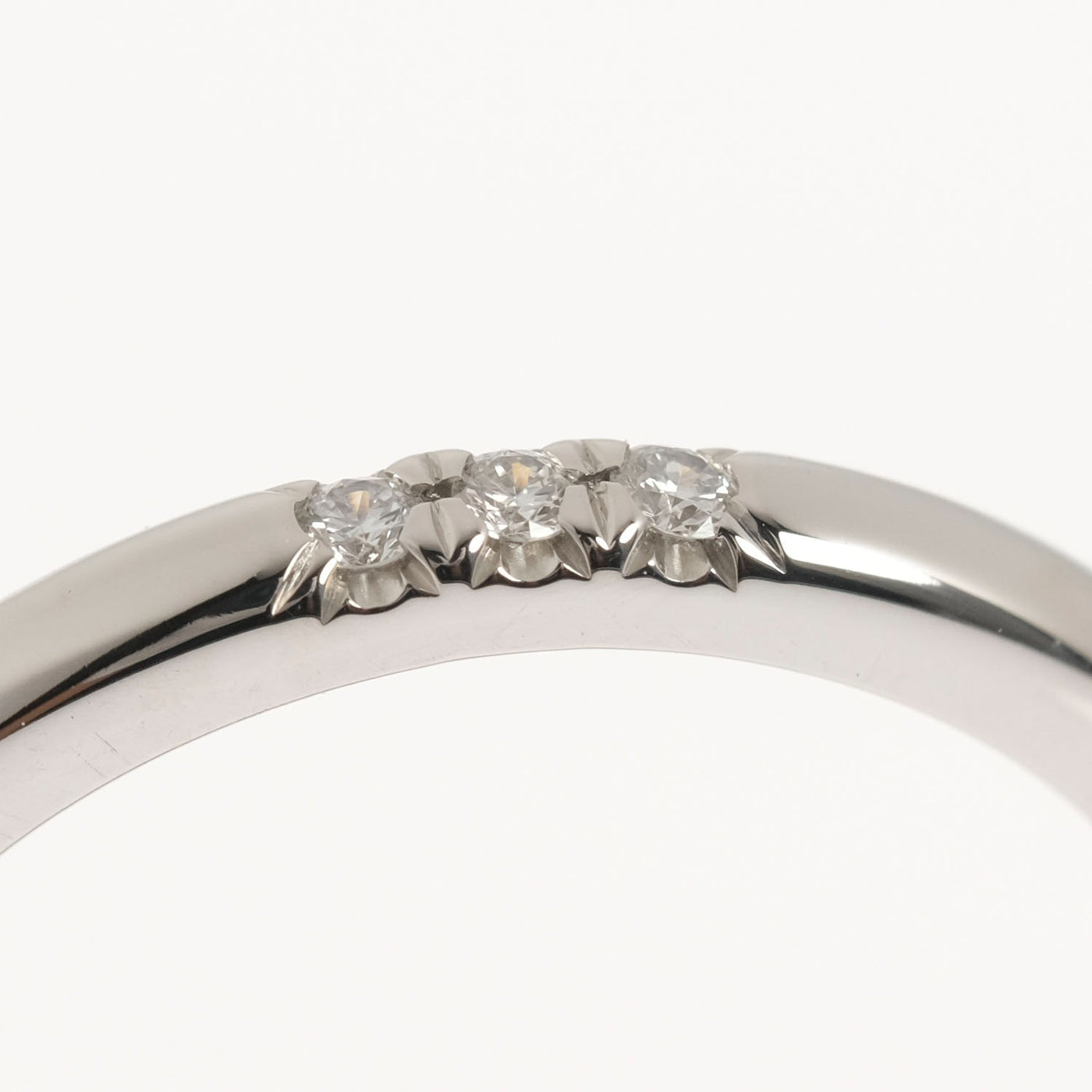 TIFFANY & CO.] Tiffany Classic band ring 3P PT950 Platinum x