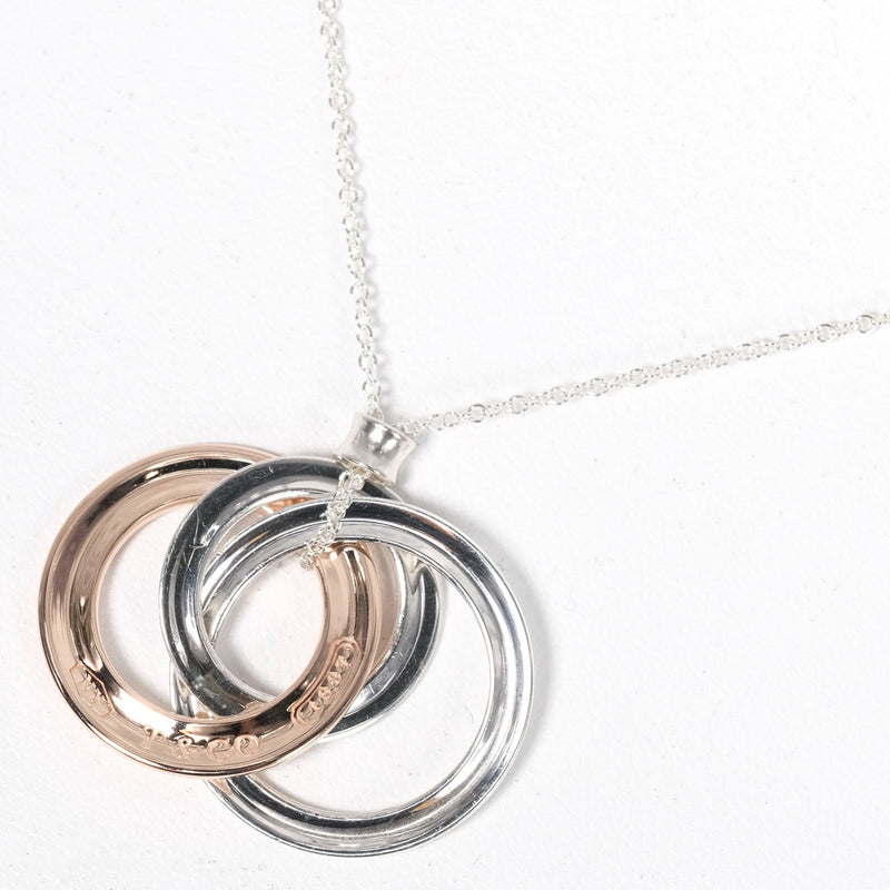 14K Gold Three Circle Necklace, Three Interlocking Pendant Necklace, Triple Circle  Necklace, Linked Eternity Circles, Entwined Family Charm - Etsy