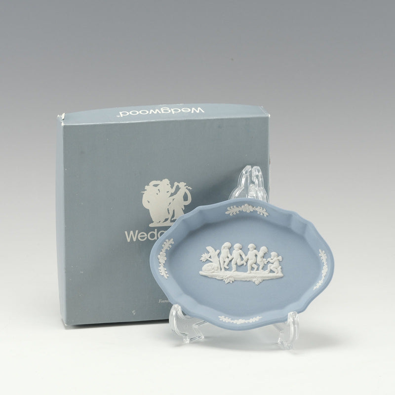 Wedgwood】ウェッジウッド ジャスパー シルバートレイ/11.1cm オブジェ ...