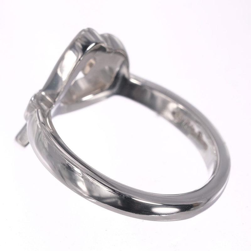 [TIFFANY & CO.] Tiffany Rubbing Heart Paloma Picasso Silver 925 12.5 Ladies Ring / Ring