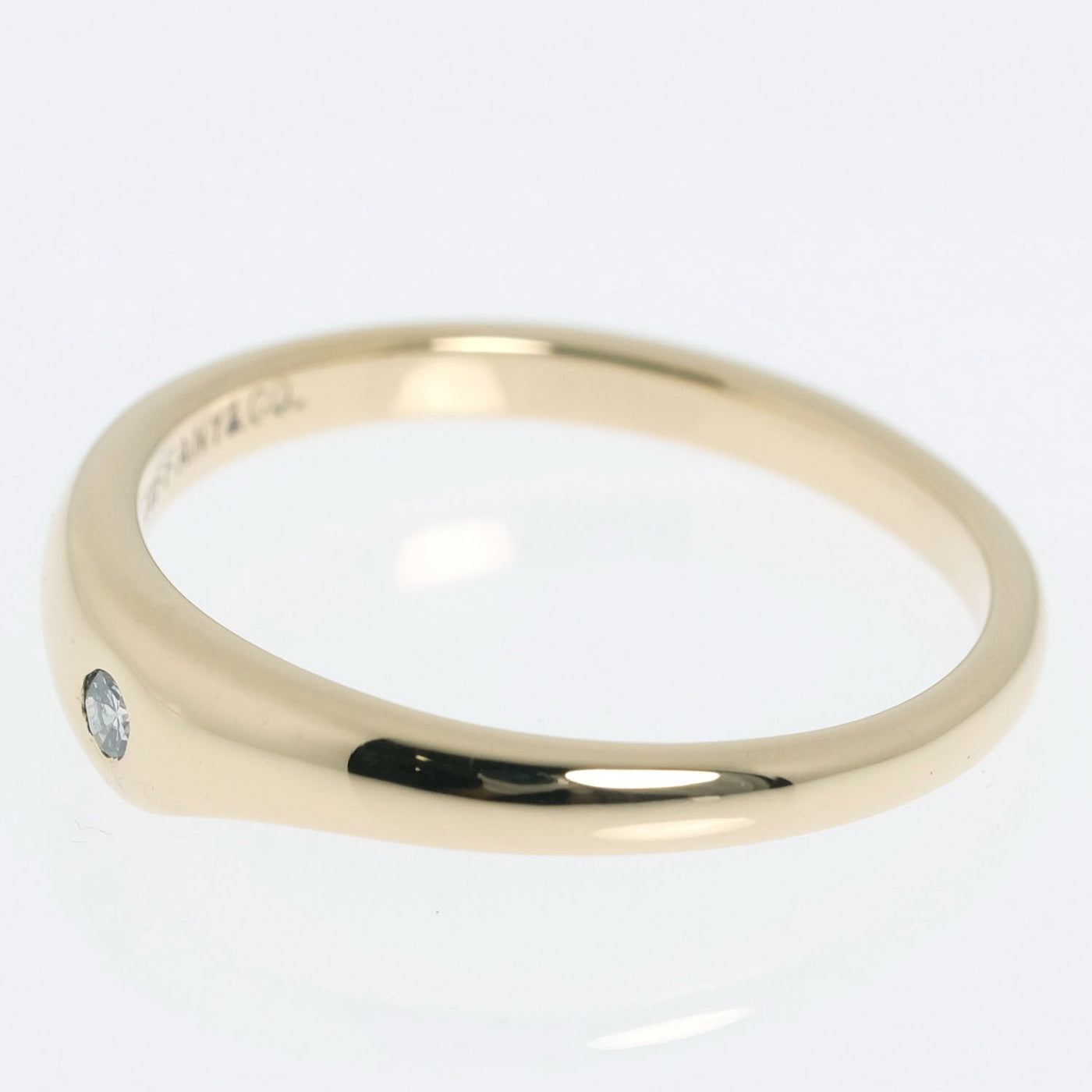 TIFFANY&Co.】ティファニー 1P バンドリング K18イエローゴールド 