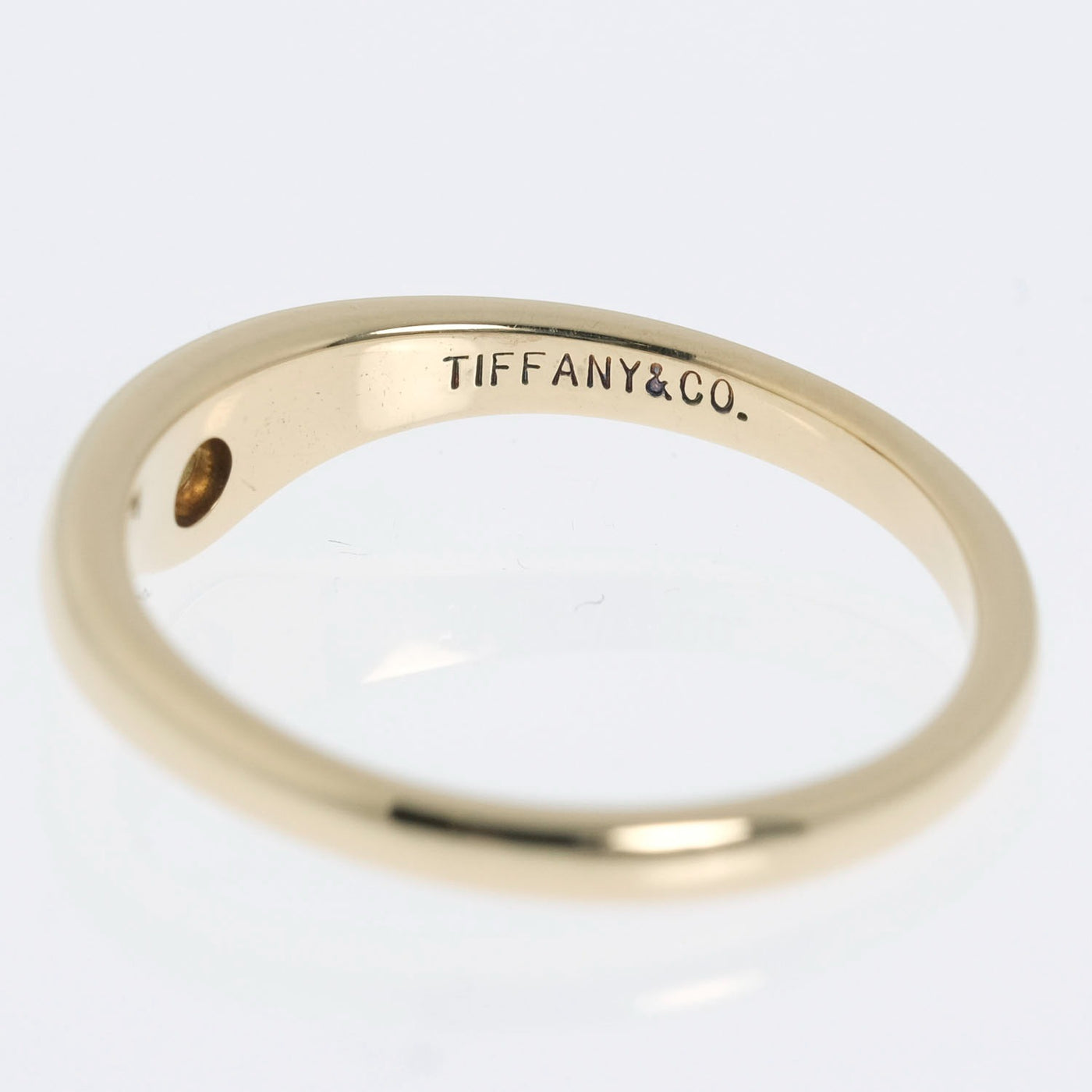 TIFFANY&Co.】ティファニー 1P バンドリング K18イエローゴールド 