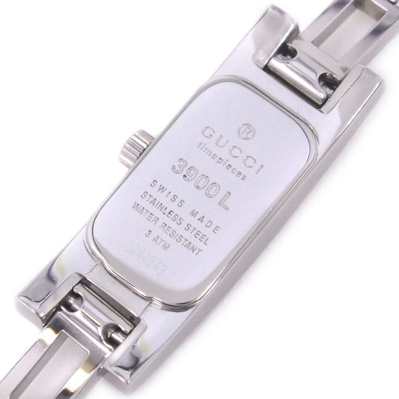 [Gucci] Gucci 
 手表 
 3900L不锈钢银石英灰色表盘女士
