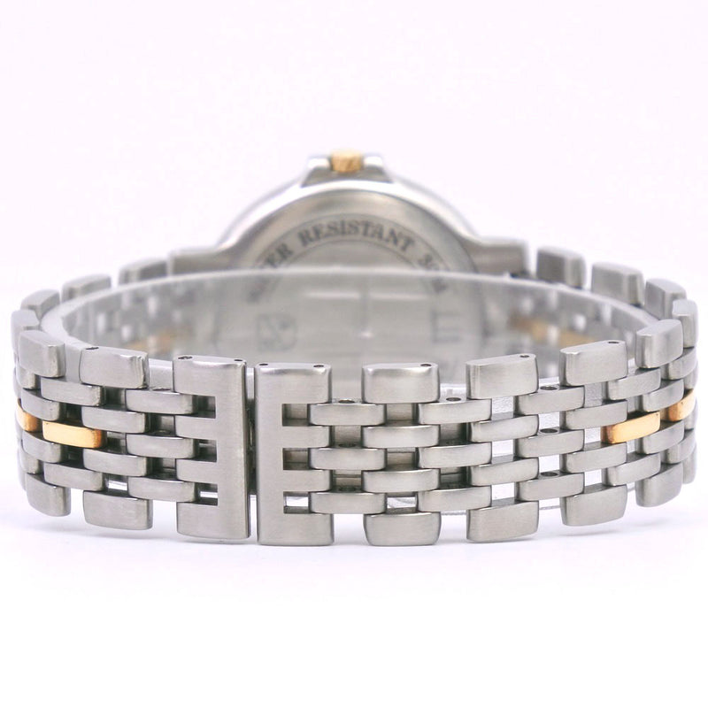 【Dunhill】ダンヒル
 エリート ダイヤベゼル 腕時計
 ゴールド＆スチール×ダイヤモンド クオーツ メンズ シルバー文字盤 腕時計
A-ランク