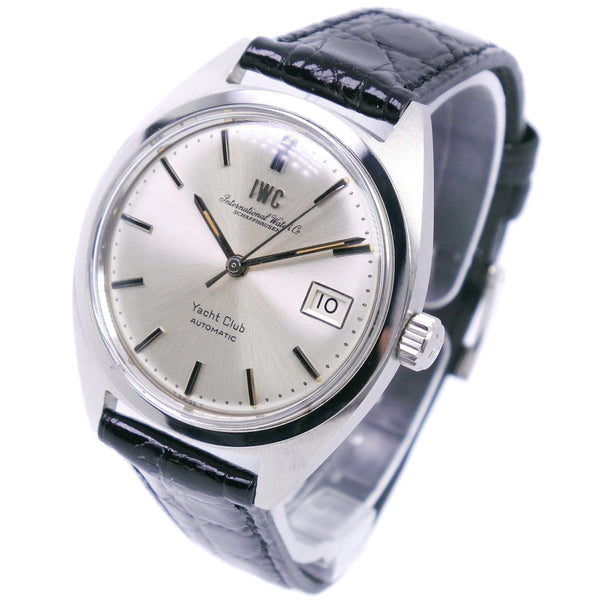 [IWC] International Watch Company Yacht Club Cal.8541B Reloj de acero inoxidable x Reloj de dial de plata automático para hombres de cuero