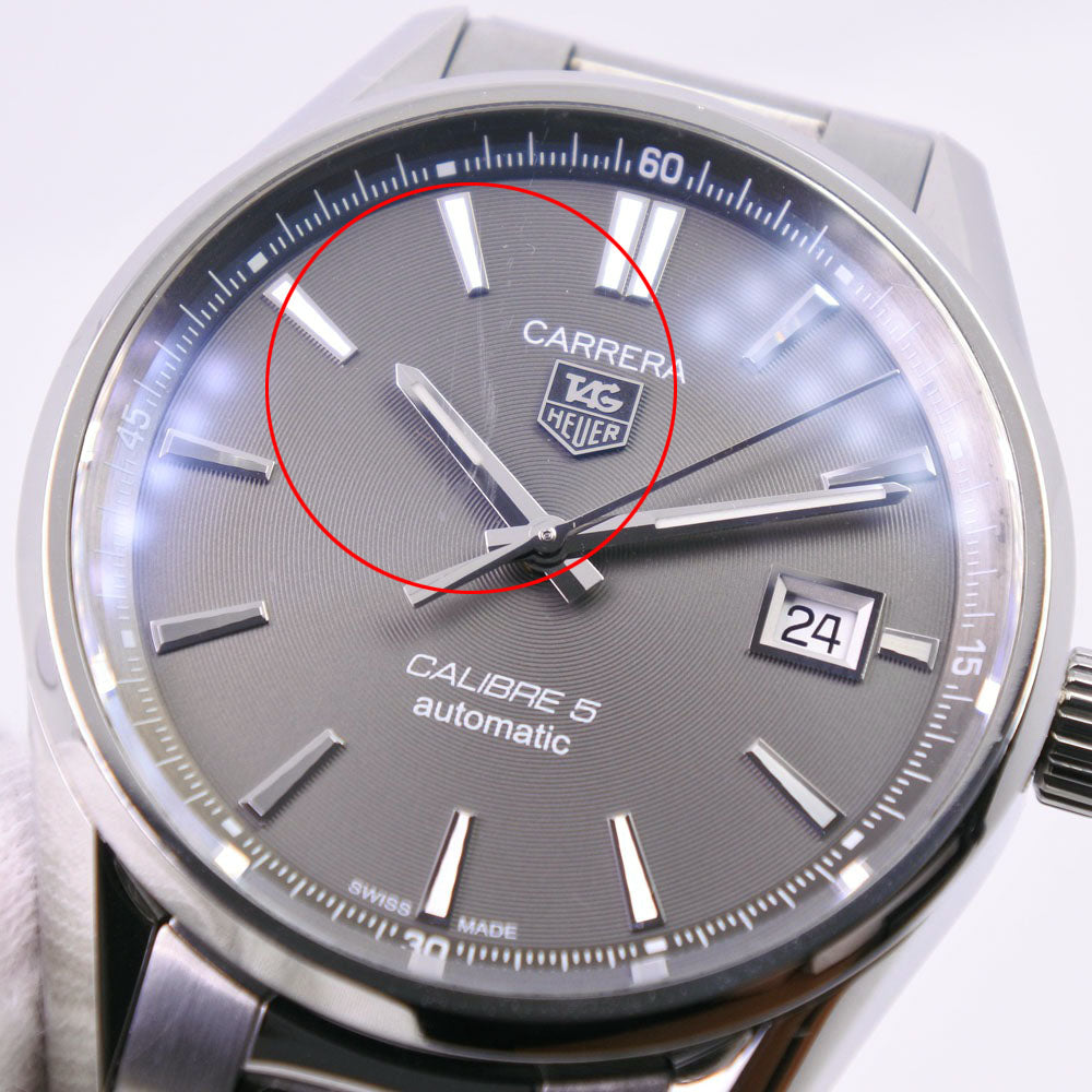 【TAG HEUER】タグホイヤー カレラ キャリバー5 WAR211C-4 腕時計 ステンレススチール 自動巻き メンズ グレー文字盤 腕 –  KYOTO NISHIKINO