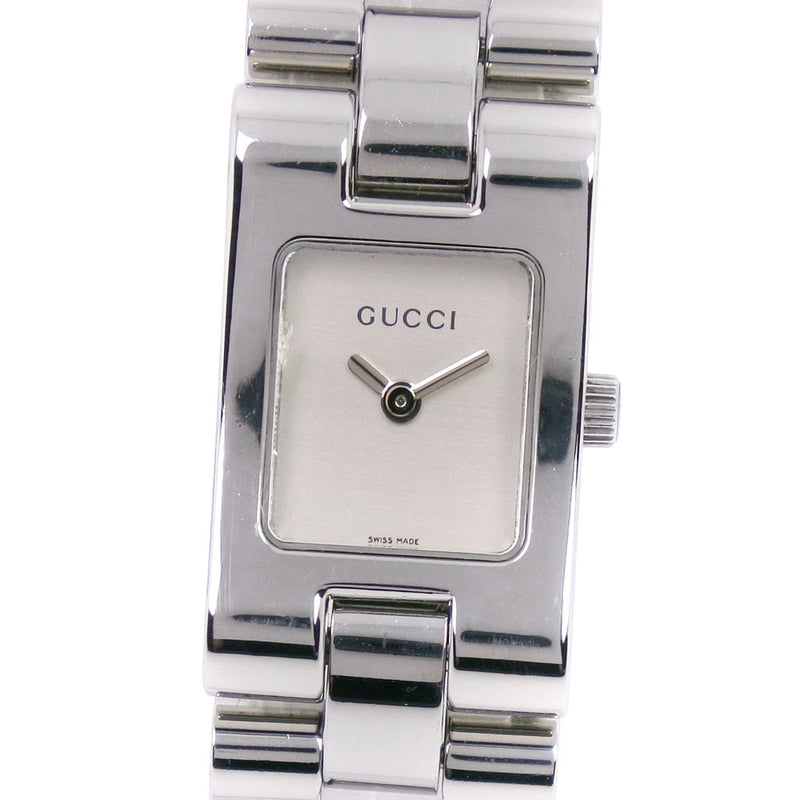 【GUCCI】グッチ
 2305L 腕時計
 ステンレススチール クオーツ レディース シルバー文字盤 腕時計