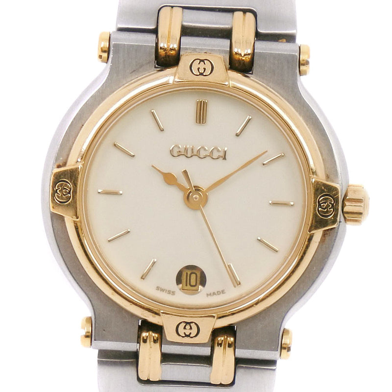 GUCCI] Gucci Combination 9000L Watch Stainless steel x gold