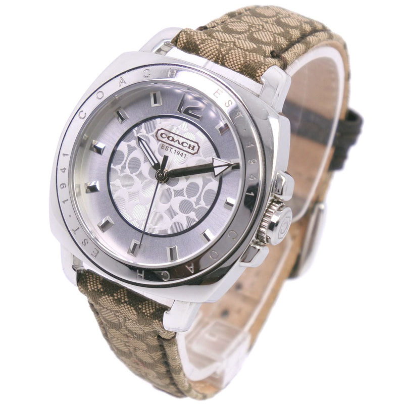 Coach] Coach Signature Ca.64.7.14.0606 Watch Stainless steel x