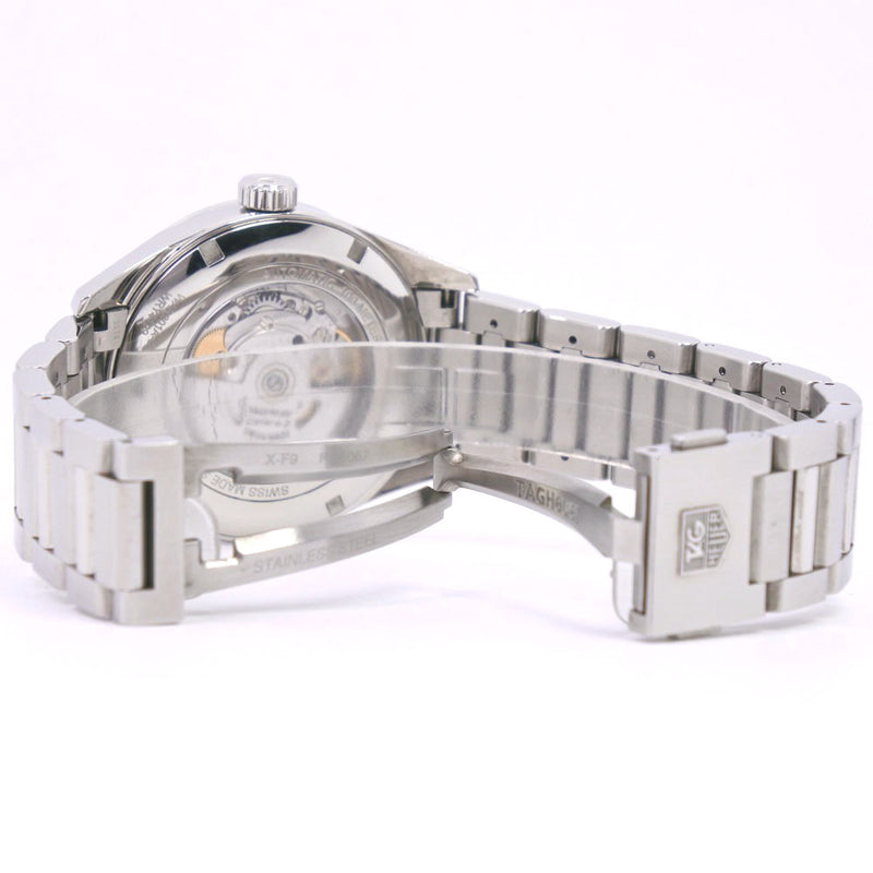 【TAG HEUER】タグホイヤー
 カレラ キャリバー5 WAR201-O 腕時計
 ステンレススチール 自動巻き メンズ 黒文字盤 腕時計
Aランク
