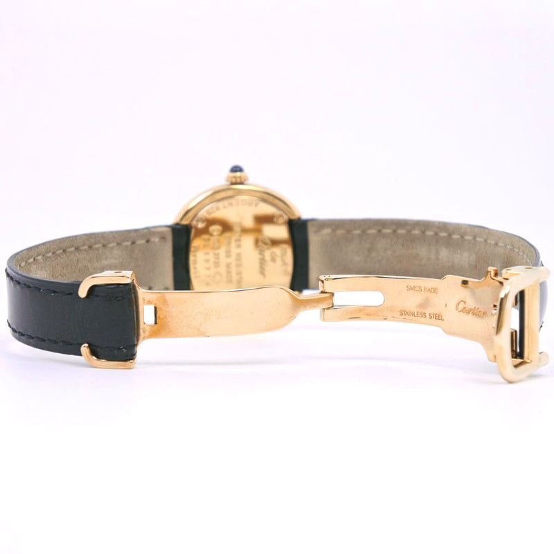 [Cartier] Cartier Mast Trinity Vermeille Reloj Silver 925 × Cuero Garra de oro Damas de plata.