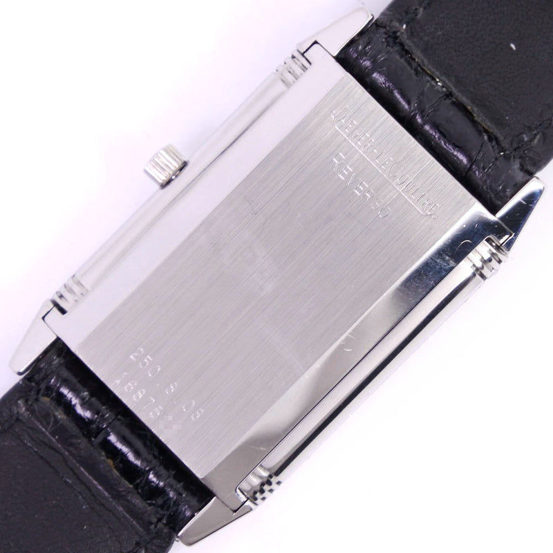 【JAEGER-LECOULTRE】ジャガー・ルクルト
 レベルソ　 250.8.08 腕時計
 ステンレススチール×レザー クオーツ アナログ表示 メンズ シルバー文字盤 腕時計
A-ランク