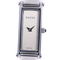 [GUCCI] Gucci 1500L Watch Stainless Steel Quartz Ladies Silver Dial Watch A-Rank