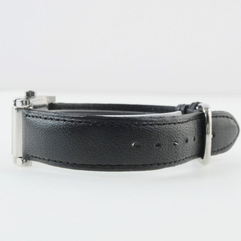[Coach] Coach W014 Stainless steel x Leather Quartz Ladies Black Dial Watch