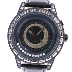 [ROMAGO DESIGN] Romago Design RM17-0176ST Watch Stainless Steel x Leather Quartz Men's Black Dial Watch A Rank