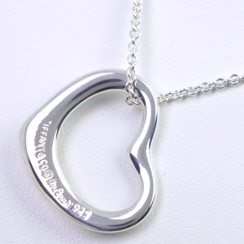 [Tiffany & Co.] Tiffany Open Heart El Saperti Necklace Silver 925 Ladies Necklace A-Rank