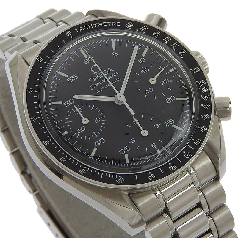 [OMEGA] Omega Speed ​​Master 3510.50 Stainless steel Steel Silver Automatic Wind Chronograph Men's Black Dial Watch A-Rank