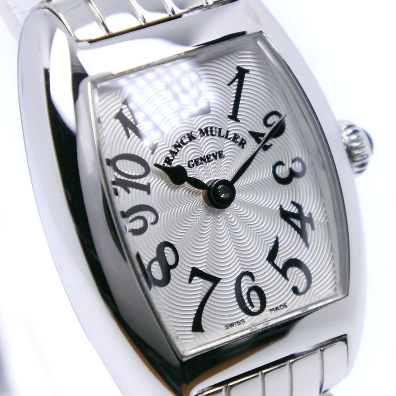 [弗兰克·穆勒（Franck Muller）]弗兰克·穆勒（Frank Muller） 
 Tonokarbex Petit Watch 
 2502QZ不锈钢钢钢银石英银色拨号托管贝克·贝克特女士