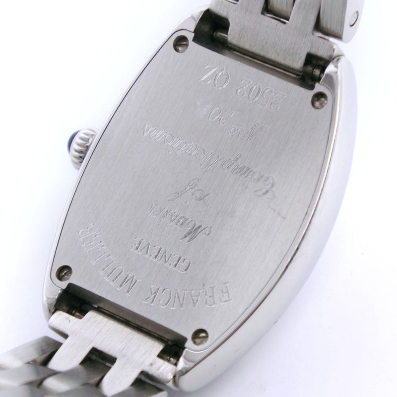 [Franck Muller] Frank Muller 
 Reloj petit de tonokarbex 
 2502QZ acero inoxidable cuarzo plateado dial dial tonelar becks petit damas un rango
