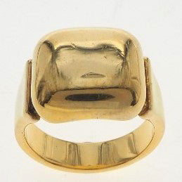 [BOTTEGAVENETA] Bottega Veneta Silver 925 16 Gold Unisex Ring / Ring