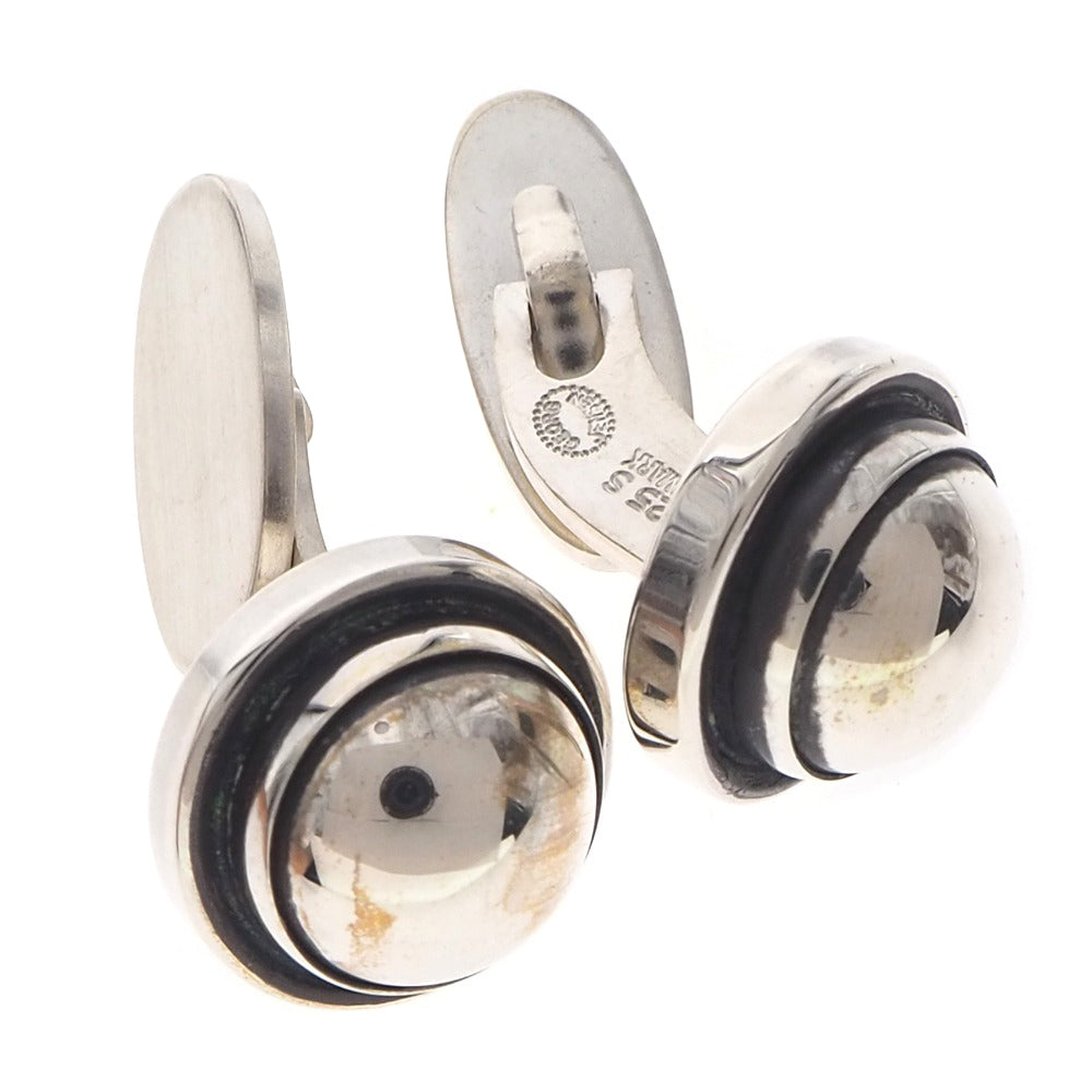 Georg Jensen】ジョージジェンセン シルバー925 メンズ カフス A+
