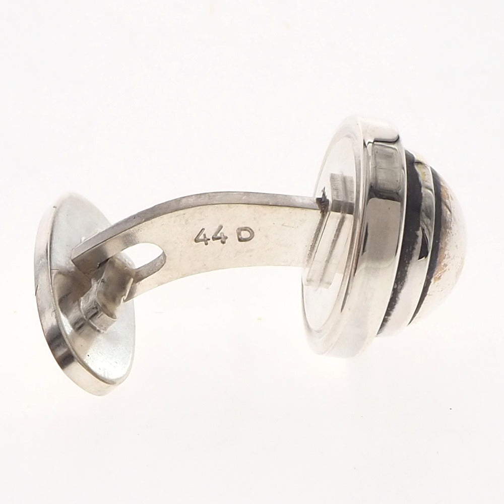 Georg Jensen】ジョージジェンセン シルバー925 メンズ カフス A+