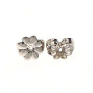 [TIFFANY & CO.] Tiffany Heart Silver 925 Silver Ladies Earrings A+Rank