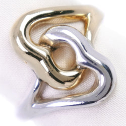 [Tiffany & Co.] Tiffany Double Heart Ring / Ring Silver 925 × K18 옐로우 골드 번호 12.5 숙녀 링 / 링 A 순위