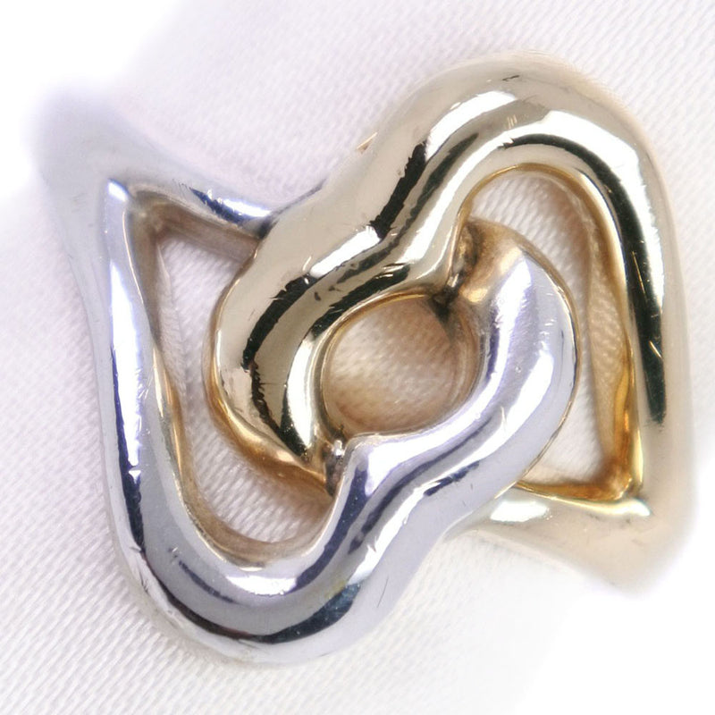 [TIFFANY & CO.] Tiffany Double Heart Ring / Ring Silver 925 × K18 Yellow Gold No. 12.5 Ladies Ring / Ring A-Rank
