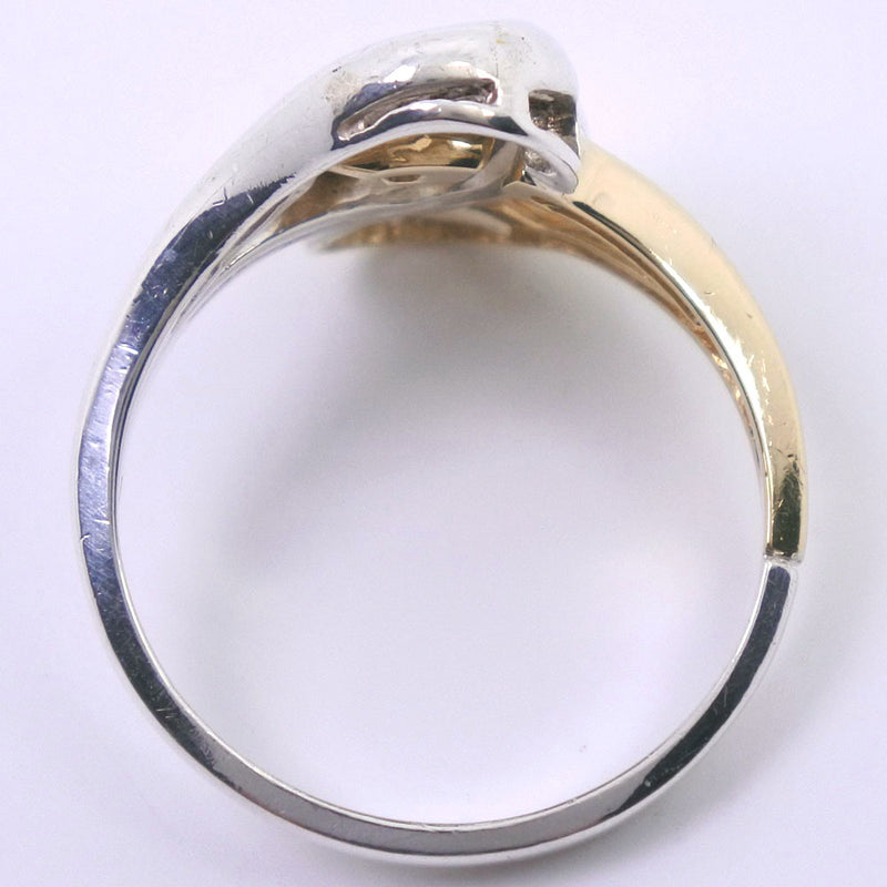 [TIFFANY & CO.] Tiffany Double Heart Ring / Ring Silver 925 × K18 Yellow Gold No. 12.5 Ladies Ring / Ring A-Rank