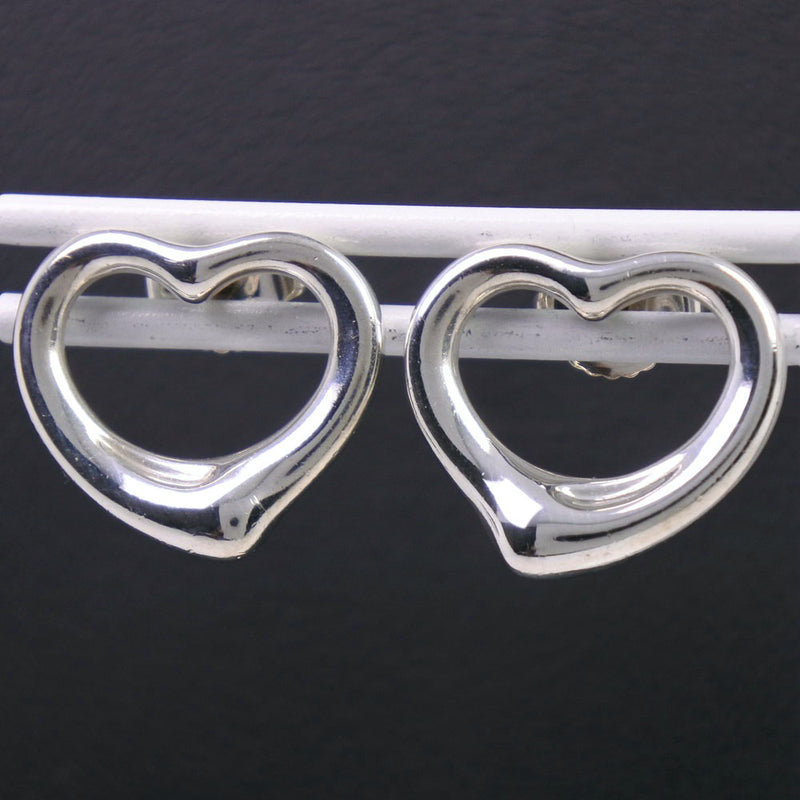 [TIFFANY & CO.] Tiffany Open Heart El Saperetti Piercing Silver 925 Ladies Earrings A-Rank