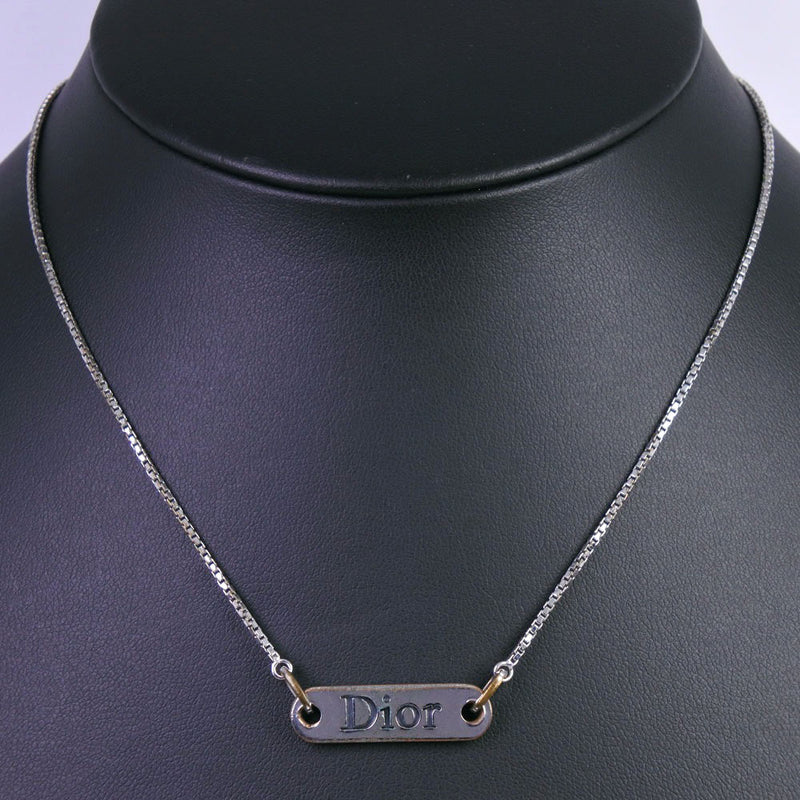 【Dior】クリスチャンディオール
 ネックレス
×金属素材 シルバー レディース ネックレス
