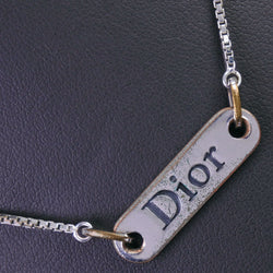【Dior】クリスチャンディオール
 ネックレス
×金属素材 シルバー レディース ネックレス