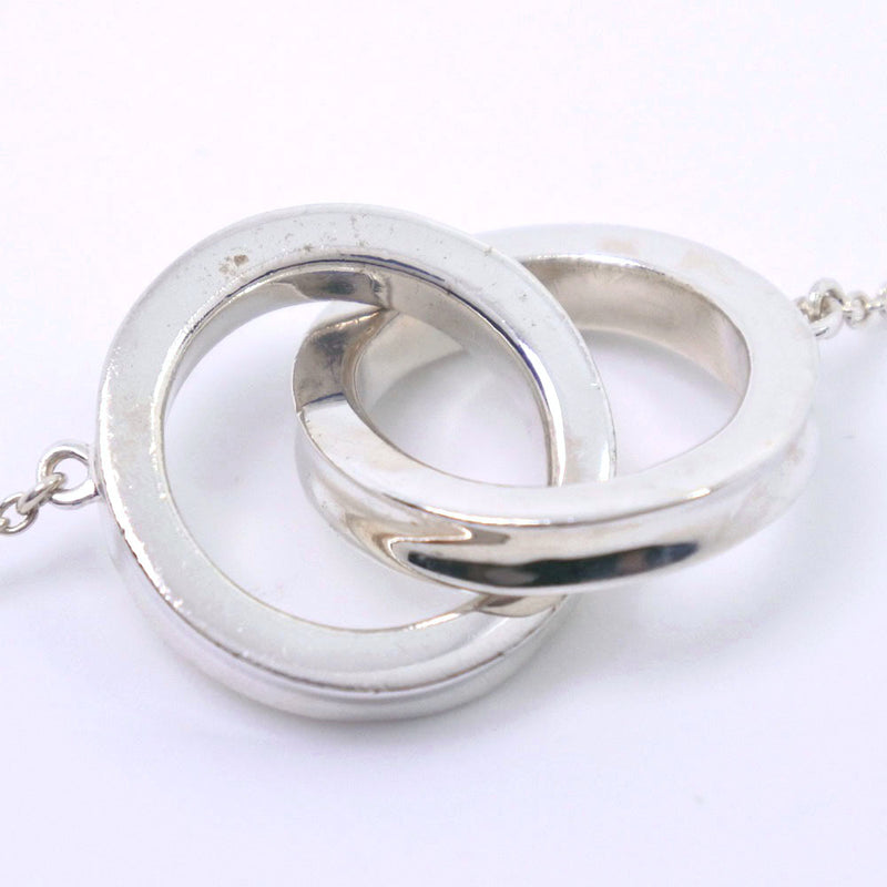 [TIFFANY & CO.] Tiffany Interlocking Circle Necklace Silver 925 Ladies Necklace A-Rank