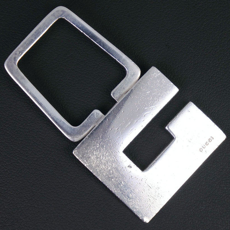 [gucci] gucci g徽标钥匙支架银925个钥匙链