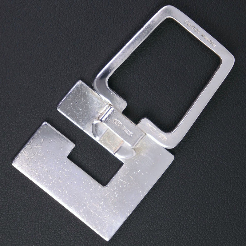 [gucci] gucci g徽标钥匙支架银925个钥匙链