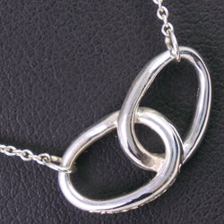 [TIFFANY & CO.] Tiffany Elsa Peletti Double Loop Necklace Silver 925 Ladies Necklace A-Rank