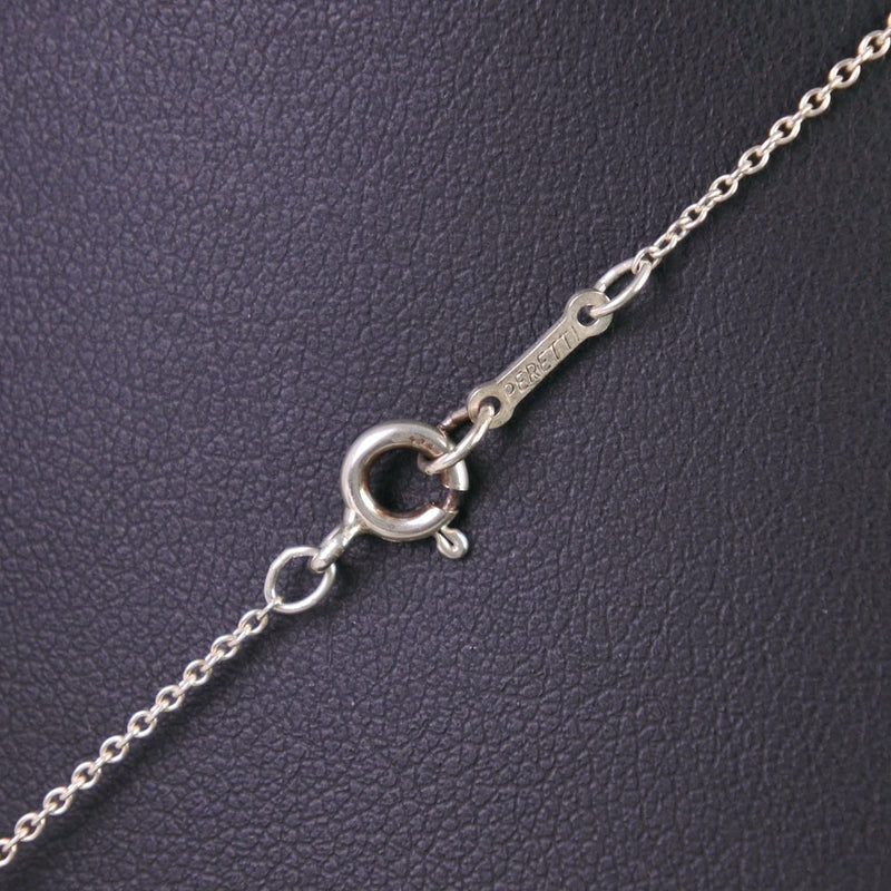 [Tiffany＆Co。] Tiffany Elsa Peletti双环项链Silver 925女士项链A级