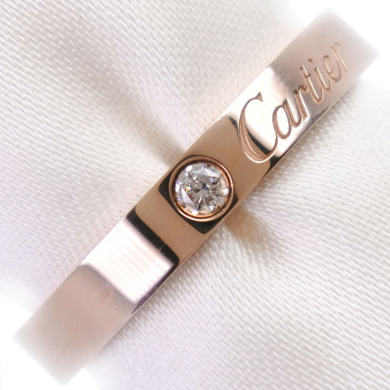 [Cartier] Cartier Englaved 1p Diamond Ring / Ring K18 Pink Gold x Diamond 10.5 Damas Anillo / anillo A-Rank
