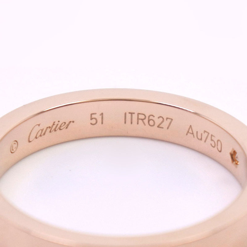 [Cartier] Cartier Englaved 1P diamond ring / ring K18 Pink Gold x Diamond 10.5 Ladies Ring / Ring A-Rank
