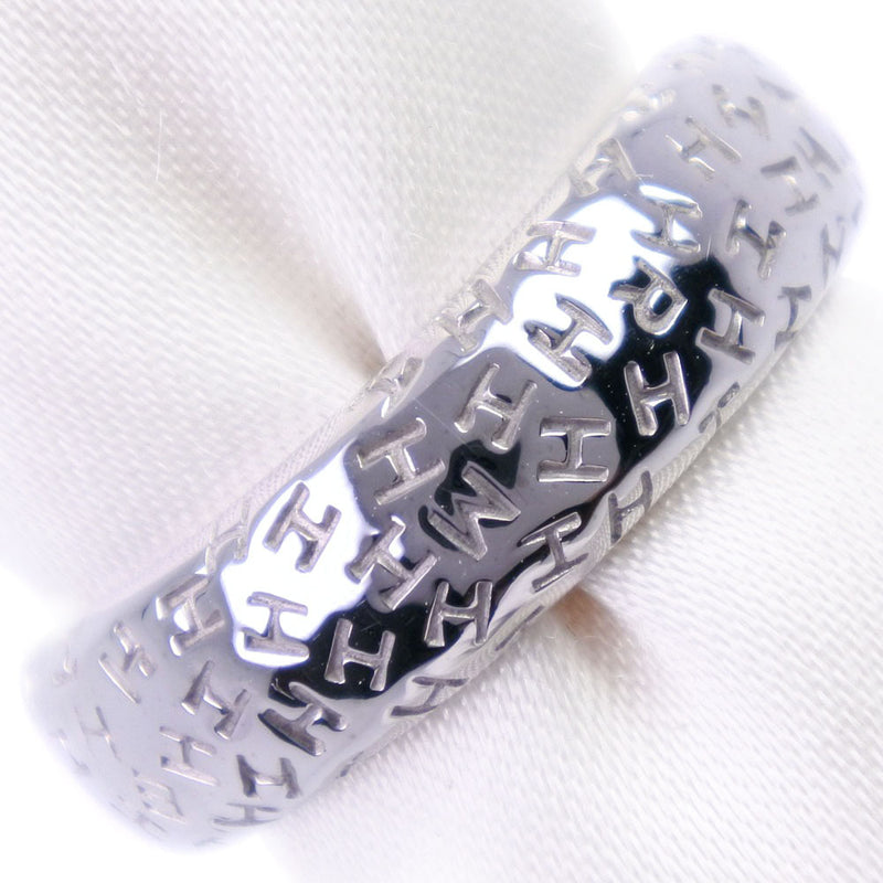 [HERMES] Hermes logo ring / ring K18 White Gold No. 8 Ladies Ring / Ring A Rank
