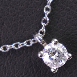 [TIFFANY & CO.] Tiffany Solitea Necklace PT950 Platinum x Diamond Ladies Necklace A+Rank